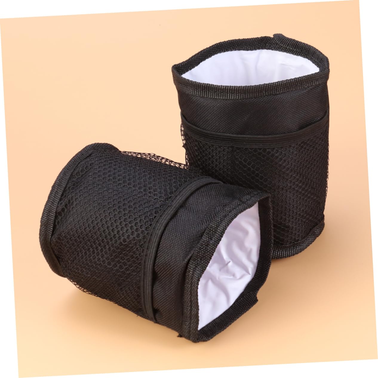 ULTECHNOVO 6-Pack Wheelchair Cup Holder - Black Insulated Thermal Mug Rack, Portable Drink Holder Bag for Wheelchairs, Walkers & Mobility Scooters - Perfect for Travel, Outdoor Activities & Daily Use