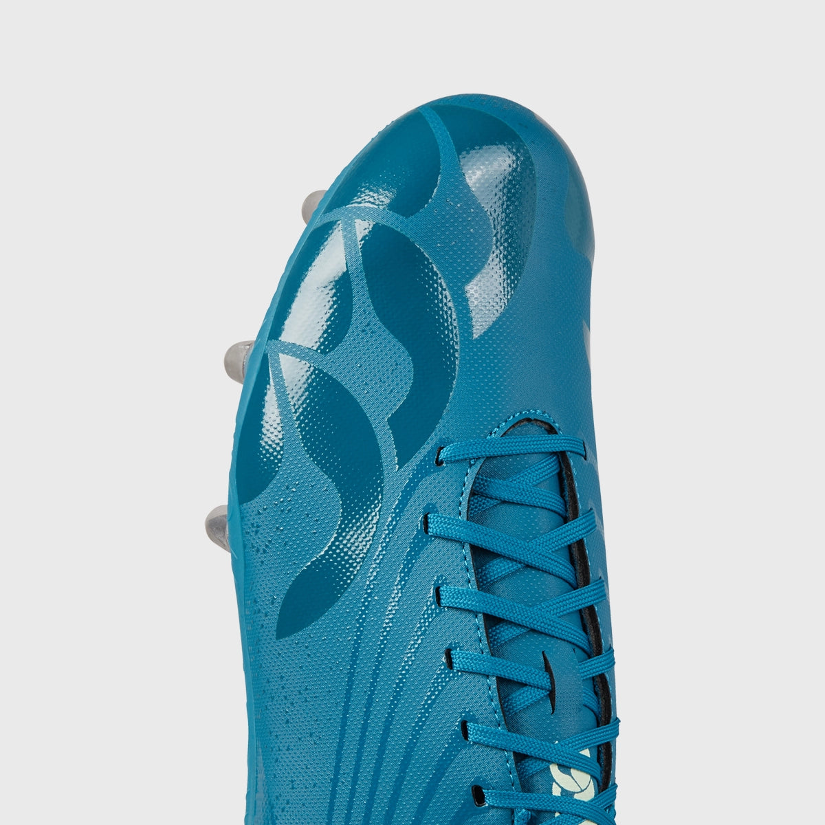 Canterbury Stampede Groundbreak Team SG Rugby Boots - Men's Rugby Cleats for Firm Ground, Lightweight & Durable with Anti-Clog Sole - Perfect for Rugby Matches, Training & Outdoor Sports (Lagoon Blue)