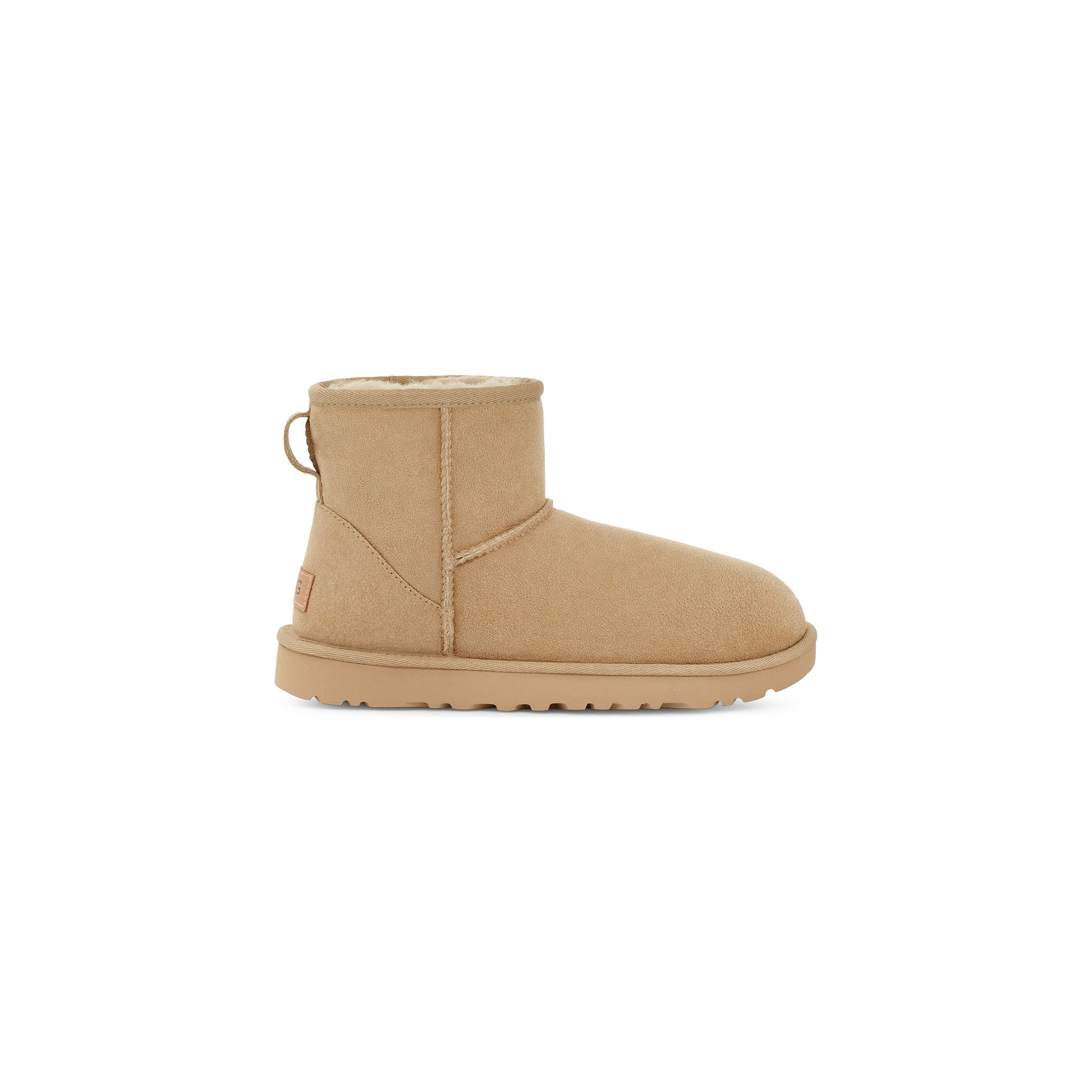 UGG Women's Classic Mini II Boots in Mustard Seed - Cozy Winter Ankle Boots for Women, Perfect for Casual Outfits & Cold Weather