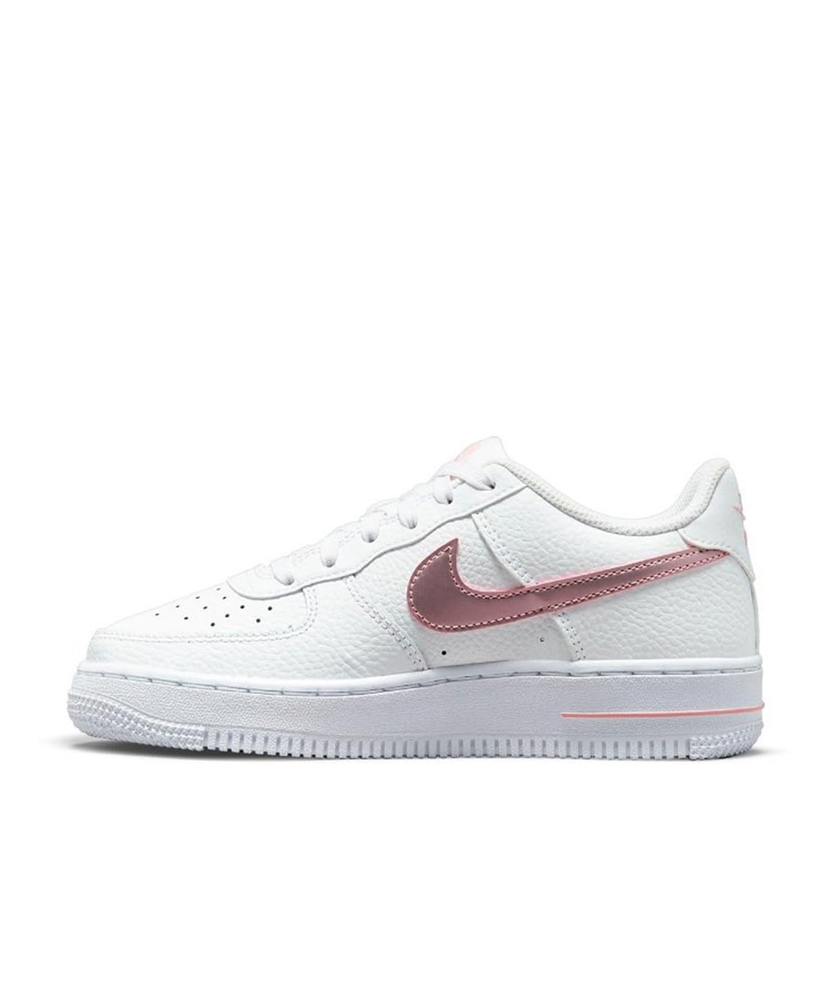 Nike Air Force 1 White Pink Glaze Sneakers for Girls (GS) - Style CT3839-104 | Casual Wear, School, Sports & Fashion Outfits