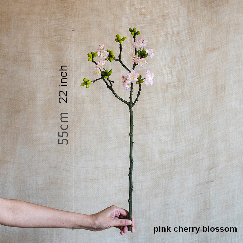 Cherry Blossom Sakura Artificial Flowers - Creative Floral Arrangement for Home Decoration, Unique Fake Flowers for Bedroom, Living Room & Office Decor