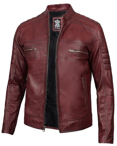 Maroon - Astn Leather Jacket