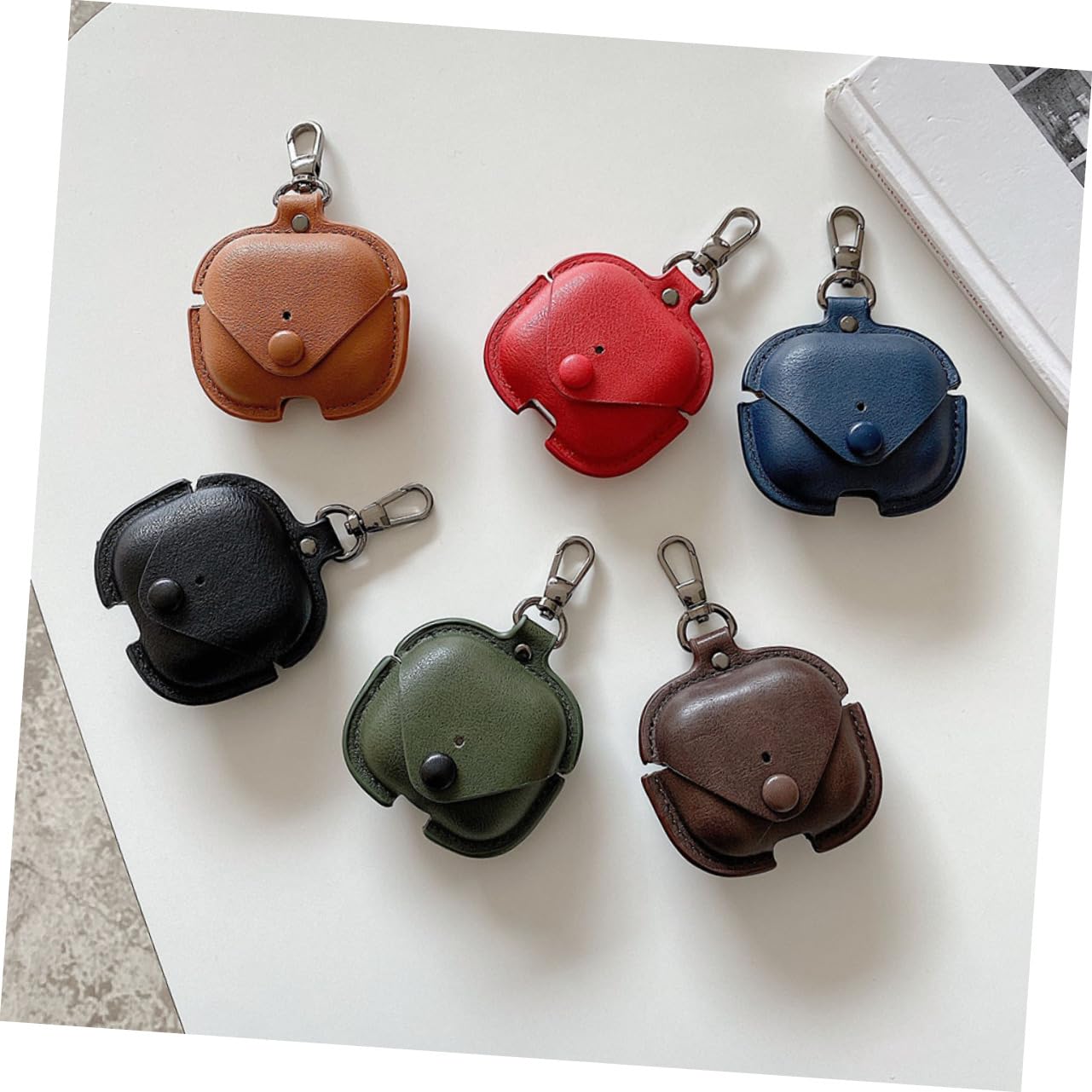 Mikikit Wireless Earbuds 4-Piece Set with Cute Protective Case - Soft Headphone Cover & Decorative Storage Box for AirPods Pro (Perfect for Travel, Workouts & Daily Use)