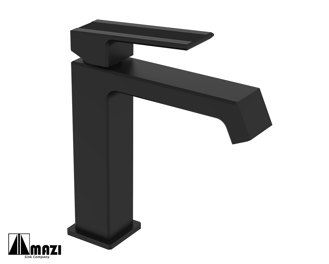 Modern Bathroom Vanity Faucet - Single Handle Waterfall Spout - Brushed Nickel Finish - Perfect for Bathroom Sink and Vanity Upgrade - Ideal for Home, Hotel, and Spa Renovation