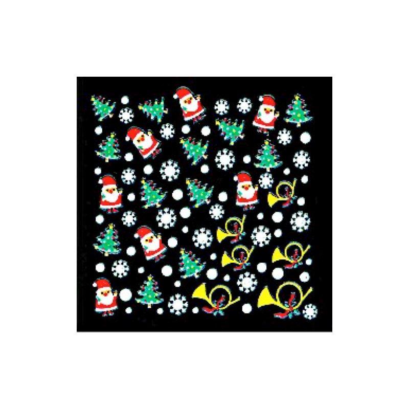 Christmas Nail Stickers - Festive Holiday Nail Art Decals for Parties & Gifts | DIY Manicure Designs for Women & Teens | Perfect for Christmas Celebrations, New Year's Eve & Winter Holidays