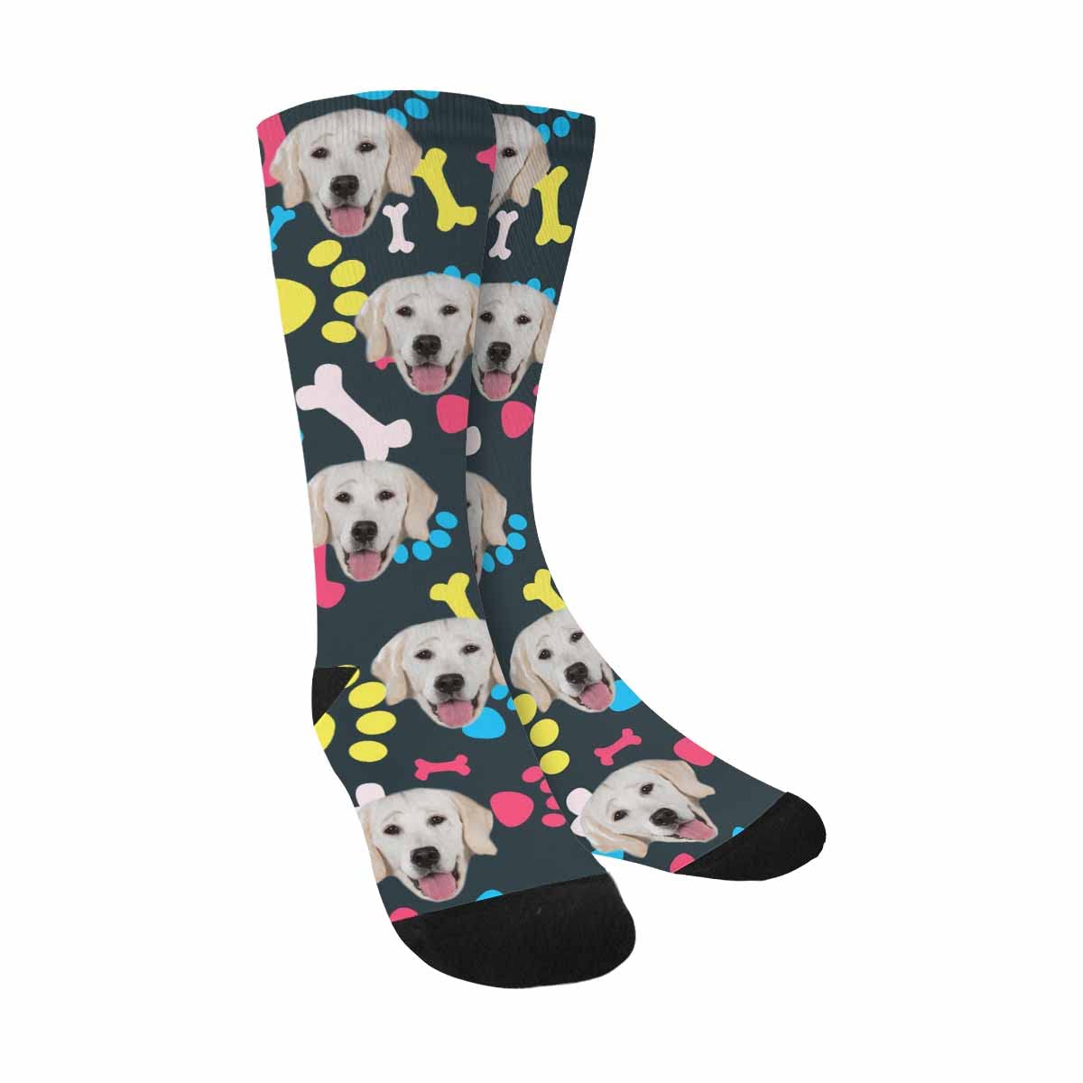 Custom Photo Socks with Pet Face - Personalized Funny Gifts for Men & Women | Unique Customized Socks for Birthdays, Anniversaries & Holidays