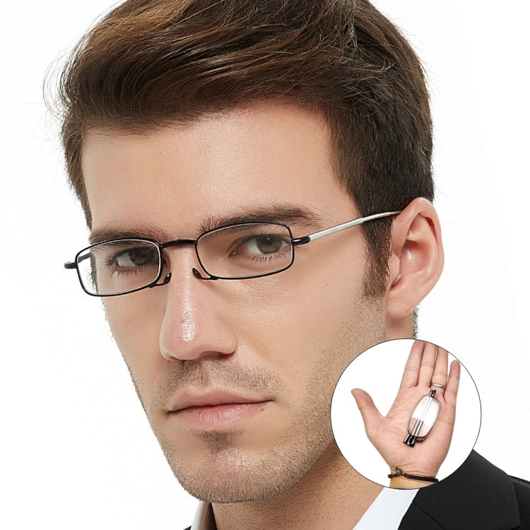 Portable Foldable Reading Glasses with Case - Lightweight & Durable for Reading, Travel, and Outdoor Activities