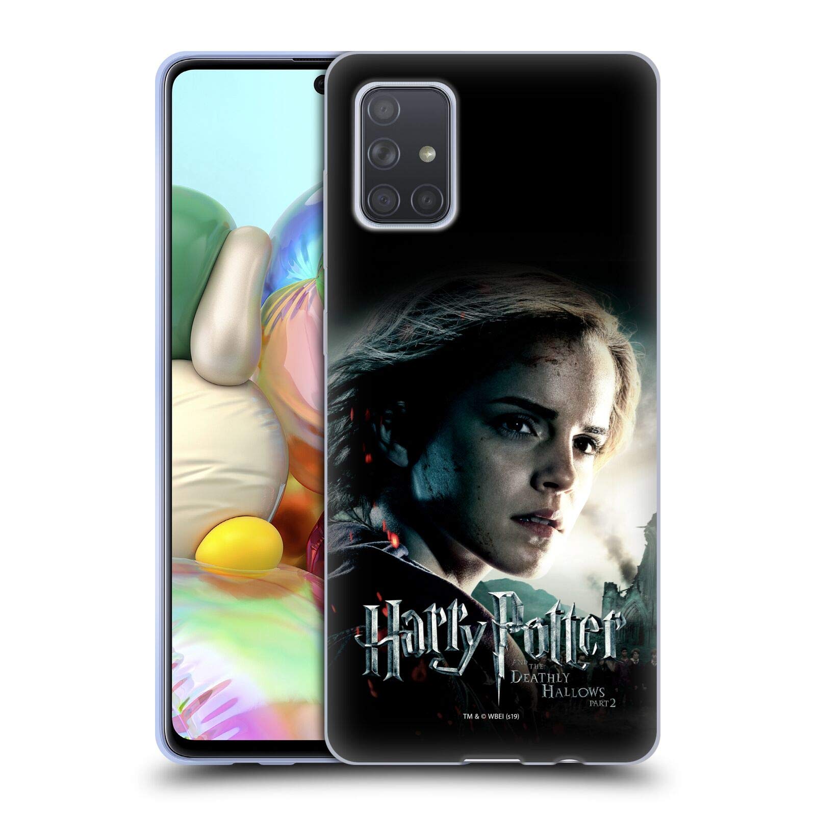 Harry Potter Hermione Granger Deathly Hallows VIII Soft Gel Case for Samsung Galaxy A71 (2019) - Officially Licensed Protective Phone Cover for Fans & Collectors