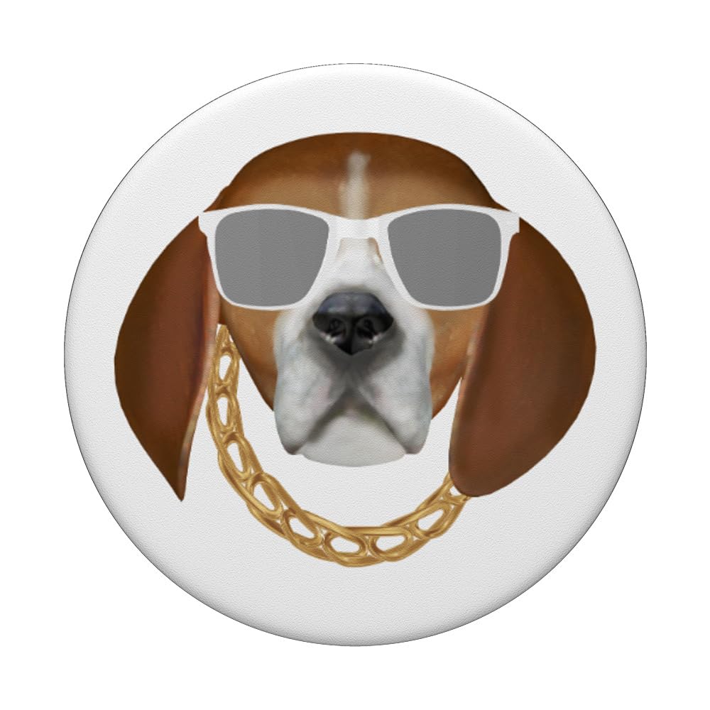 Funny Beagle Design PopSockets - Standard PopGrip for Dog Lovers | Perfect Gift for Beagle Moms & Dads | Great for Phones, Tablets & Daily Use
