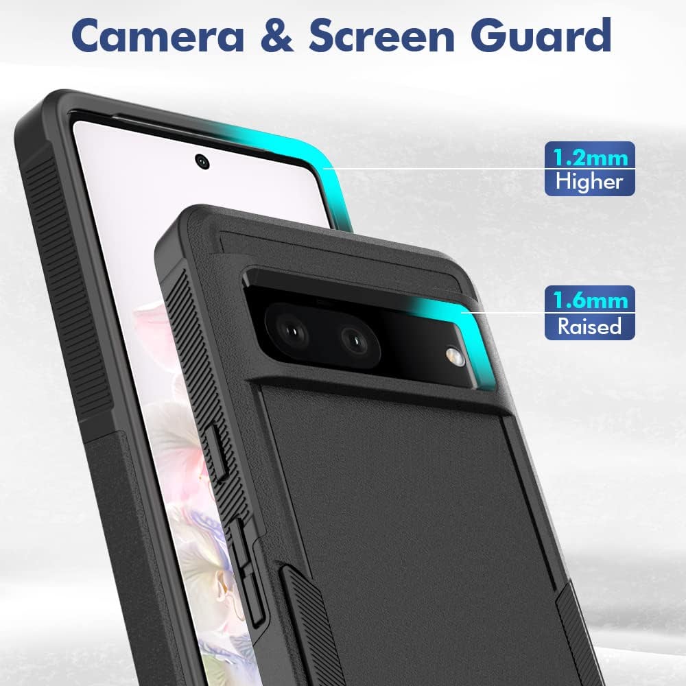 Google Pixel 7 Pro Heavy Duty Shockproof Case - Rugged Protective Cover for Extreme Drops & Bumps - Perfect for Outdoor Adventures, Construction Work & Active Lifestyles