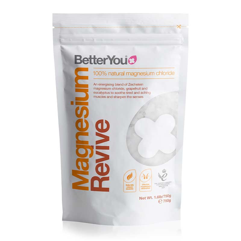 Better You Revive Magnesium Flakes - Premium Bath Soak for Relaxation & Muscle Recovery | Epsom Salt Alternative for Stress Relief & Better Sleep