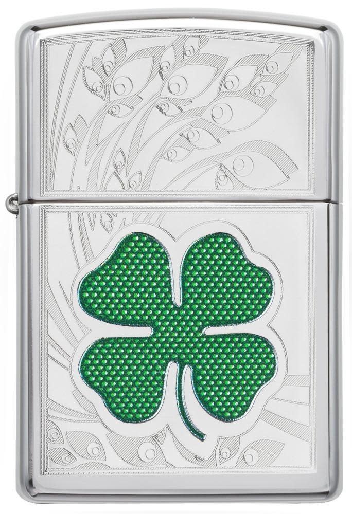 Premium Clover High Polish Chrome Design - Elegant Home & Office Decor for Modern Spaces