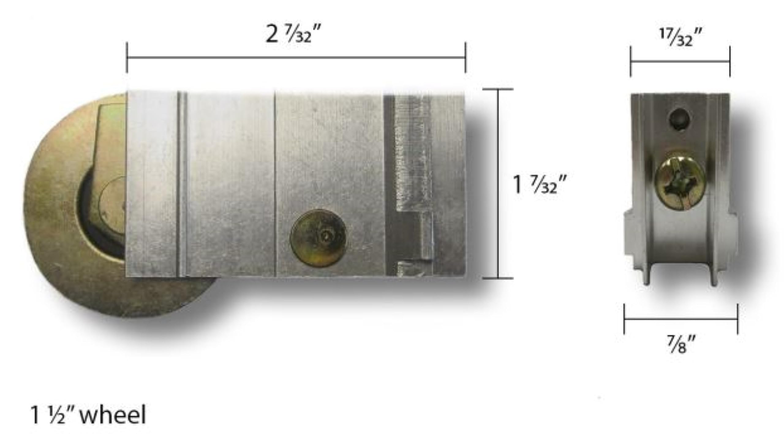 Yale Orgon Premium Sliding Glass Door Roller Replacement - Heavy Duty Steel Roller Wheels for Patio Door Repair (DR-103) | Smooth Gliding Solution for Home & Commercial Sliding Doors