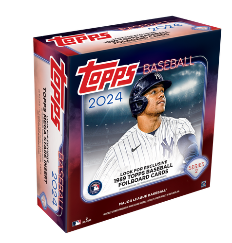 2024 Topps Series 2 Baseball Mega Box - 36 Packs with Exclusive Parallel Cards | Collectible Trading Cards for Baseball Fans | Perfect for Collectors, Gifts, and Fantasy Sports