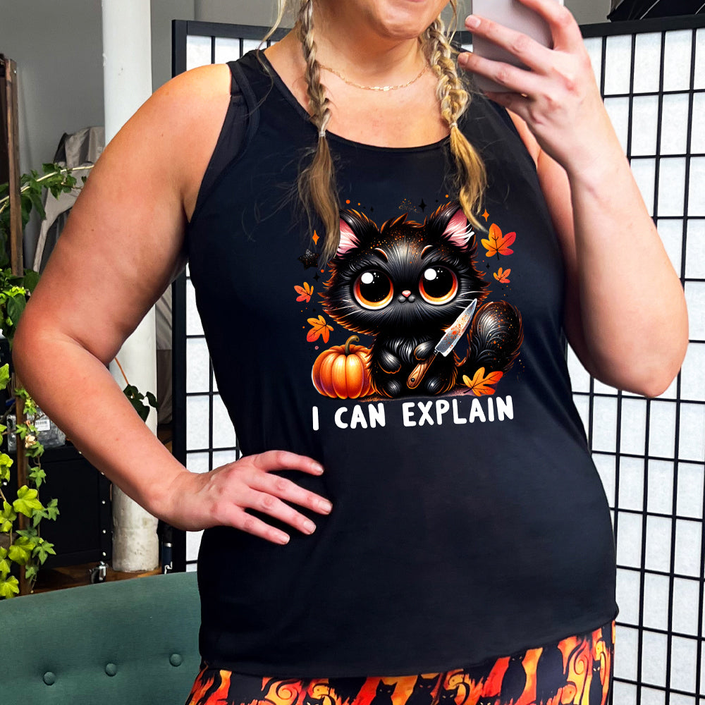 I Can Explain Funny Sarcastic T-Shirt - Comfortable Cotton Tee for Men & Women - Perfect for Casual Wear, Gifts, and Humorous Occasions