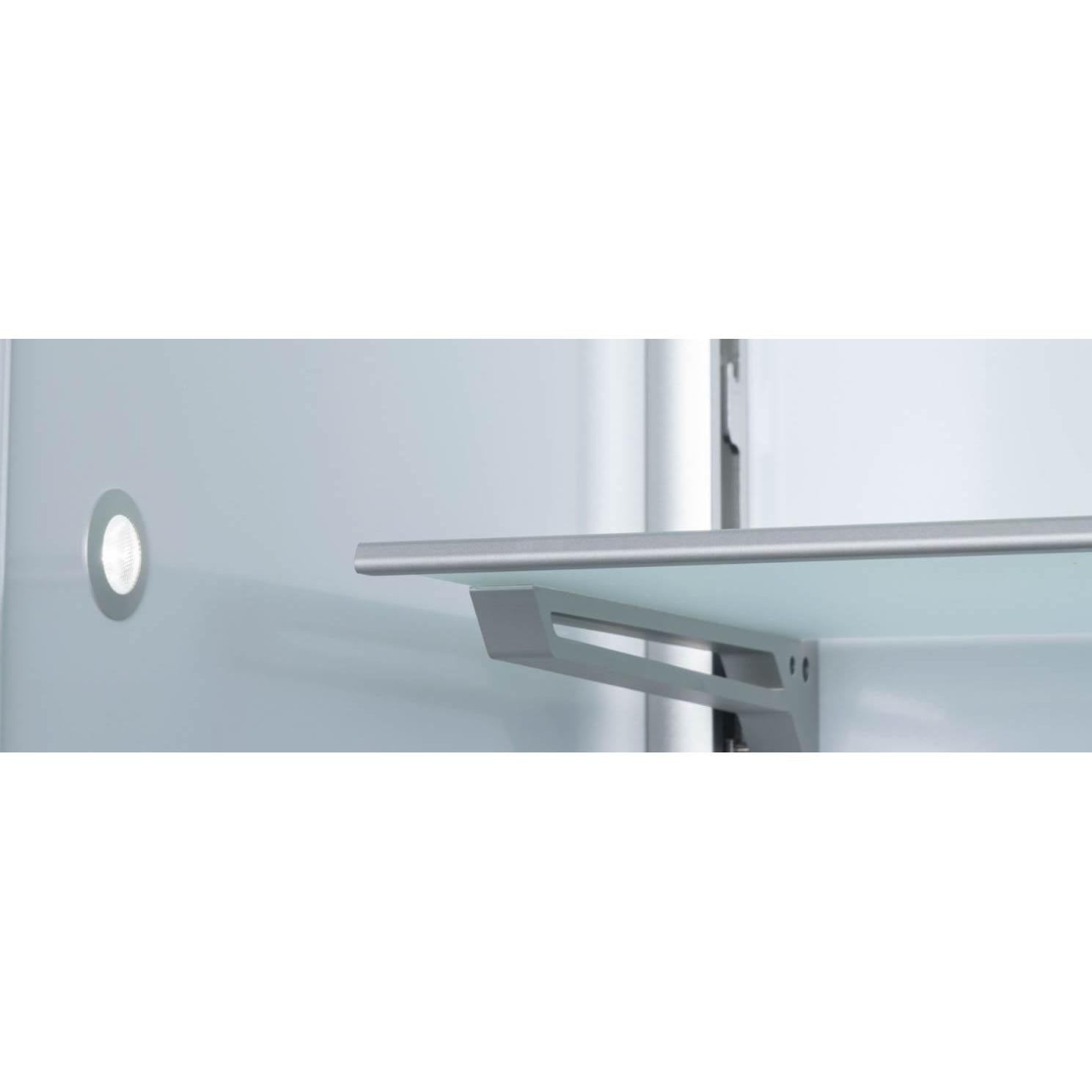 Bertazzoni 24 Inch Built-In All Refrigerator - 13.0 cu.ft Capacity, LED Lighting, Stainless Steel Finish REF24RCPIXR/23 - Perfect for Modern Kitchens & Open-Concept Homes