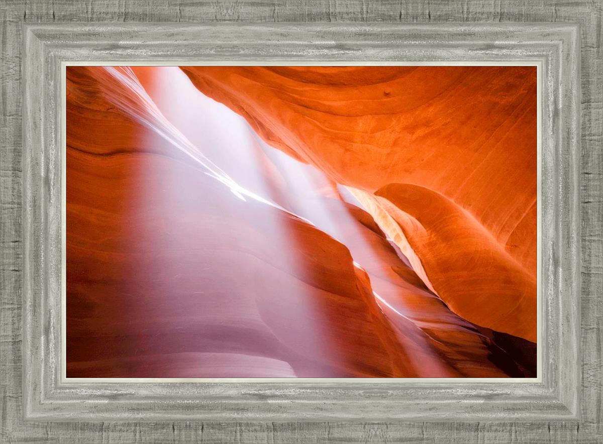 Stunning Antelope Canyon Light Shafts Wall Art - Natural Sunbeam Photography Print for Home & Office Decor - Perfect for Living Rooms, Bedrooms & Workspaces