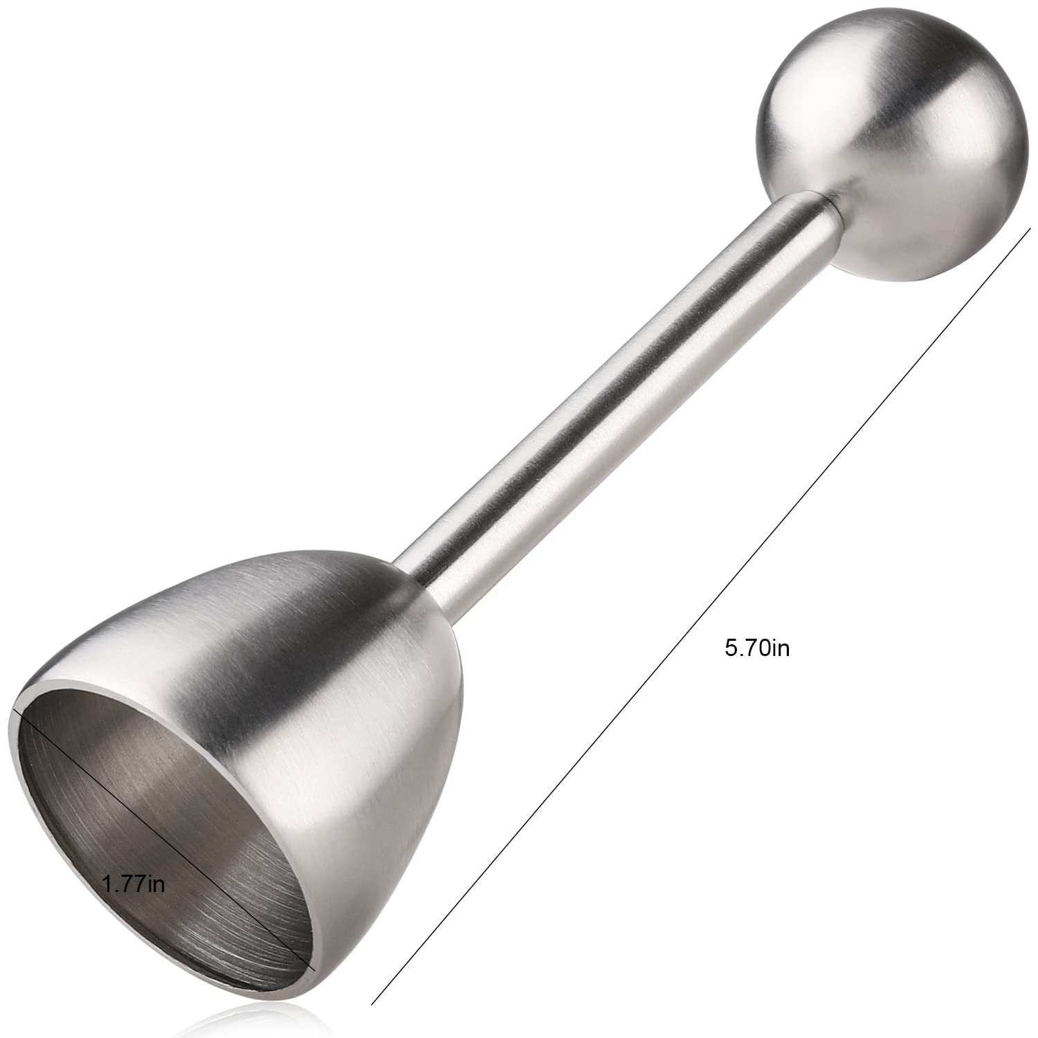 Premium Stainless Steel Egg Topper Cracker - Perfect for Soft & Hard Boiled Eggs - Kitchen Gadget for Breakfast, Salads & Meal Prep