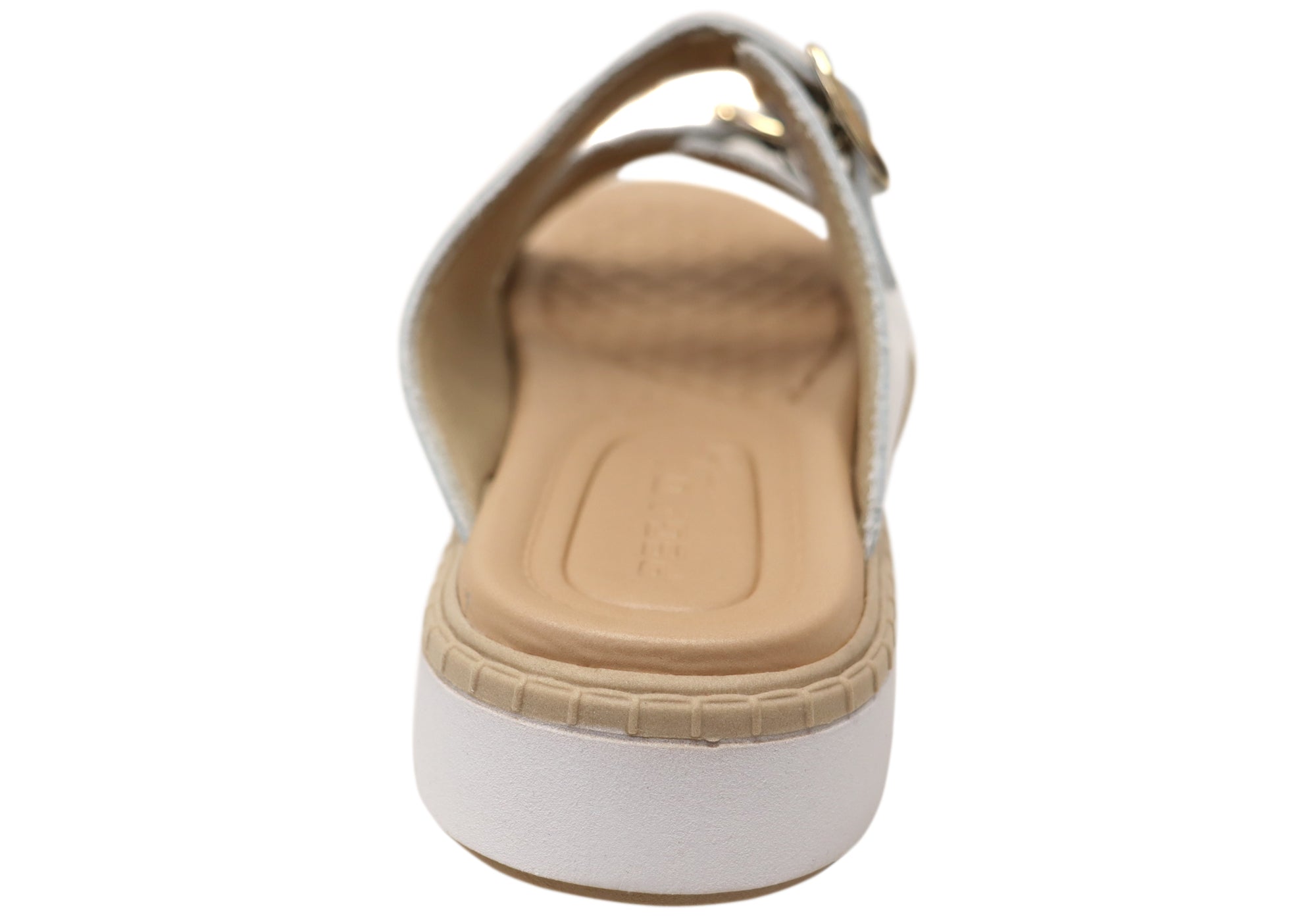Pegada Arlineda Women's Comfortable Brazilian Leather Slides Sandals - Soft & Supportive Flip Flops for Beach, Pool, and Casual Wear