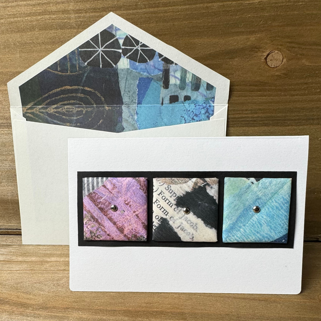 Abstract Holiday Cushion Cards - Festive Greeting Cards for Christmas, Thanksgiving & New Year - Perfect for Home Decor, Gift Wrapping & Seasonal Celebrations