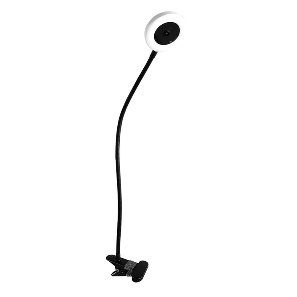 MINJUK 4K Webcam with Ring Light - USB 1080p Conference Camera, Clip-On Computer Webcam with Eye Protection for Zoom Meetings, Live Streaming & Video Calls - Perfect for Home Office, Online Classes & Content Creation