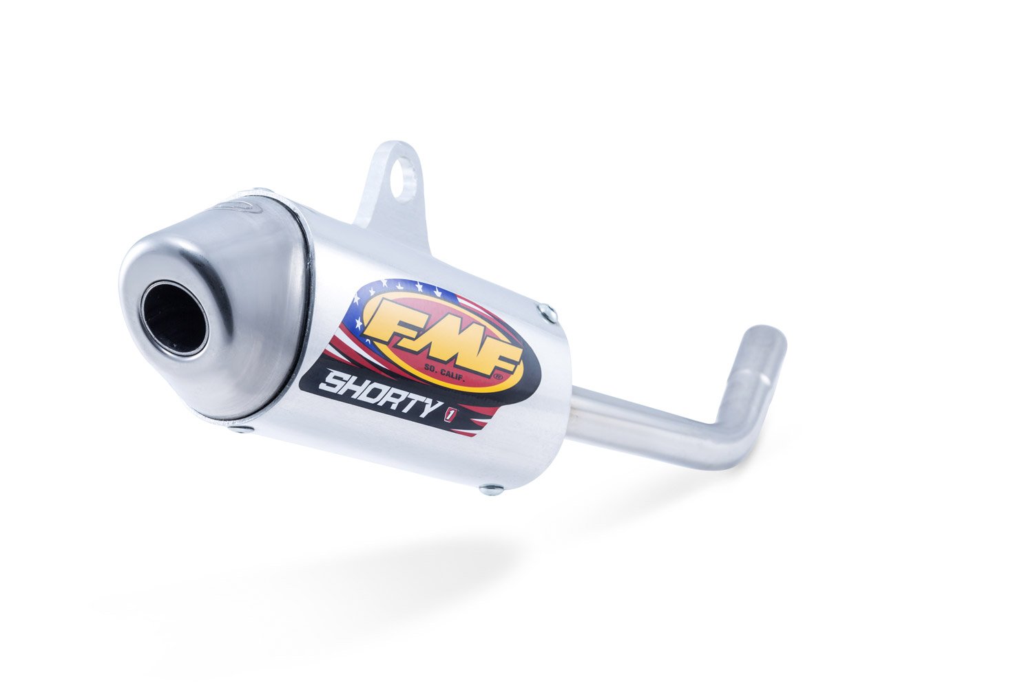 FMF Shorty SIL PCII Exhaust Pipe for Honda CR125 - Part #79-2627S-WPS - High Performance 2-Stroke Dirt Bike Muffler - Perfect for Motocross, Trail Riding & Off-Road Racing