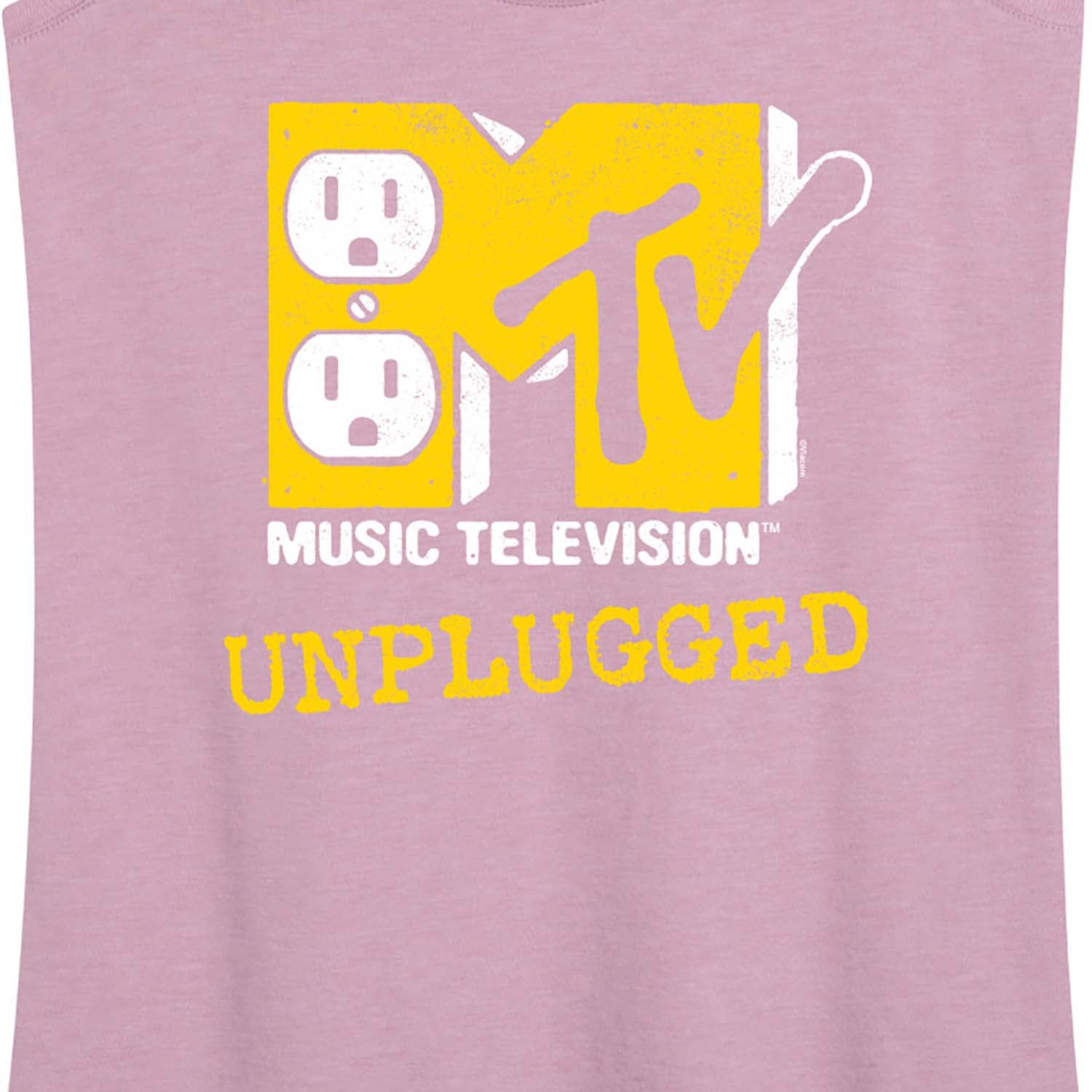 HYBRID APPAREL Women's Racerback Tank Top - MTV Unplugged Graphic Tee | Soft Breathable Fabric for Concerts, Gym & Summer Outfits