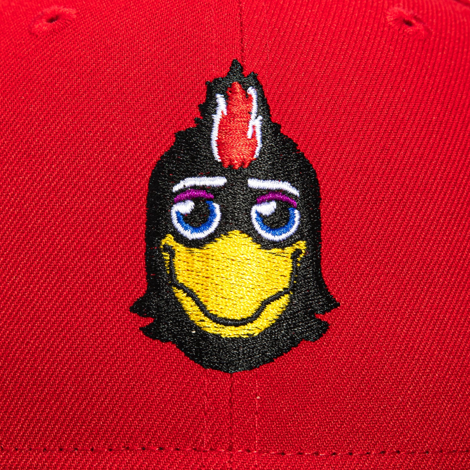 New Era 59Fifty Mascot Chicago Blackhawks Tommy Hawk Snapback Hat - Red & Black Adjustable Baseball Cap for Men & Women - Perfect for Sports Games, Fan Events & Casual Wear