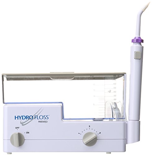 Hydro Floss New Generation Oral Irrigator with 4 Jet Tips - Water Flosser for Teeth Cleaning, Gum Care & Braces - Includes Free Pocket Pals Travel Case & Toothbrush - Perfect for Home & Travel Dental Care