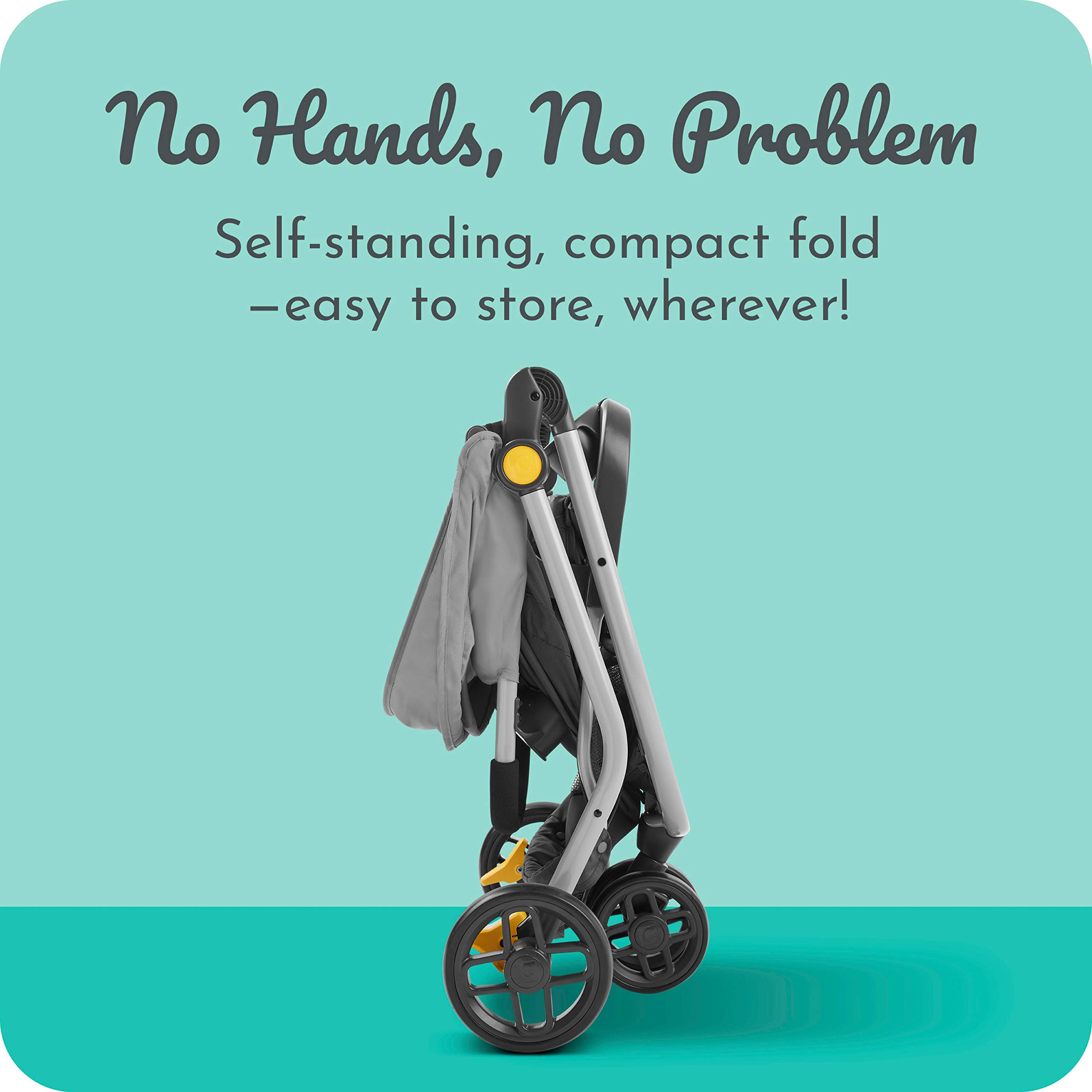 Century 3-Wheel Lightweight Stroller for Babies & Toddlers - Compact Foldable Design for Travel, Shopping & Everyday Use