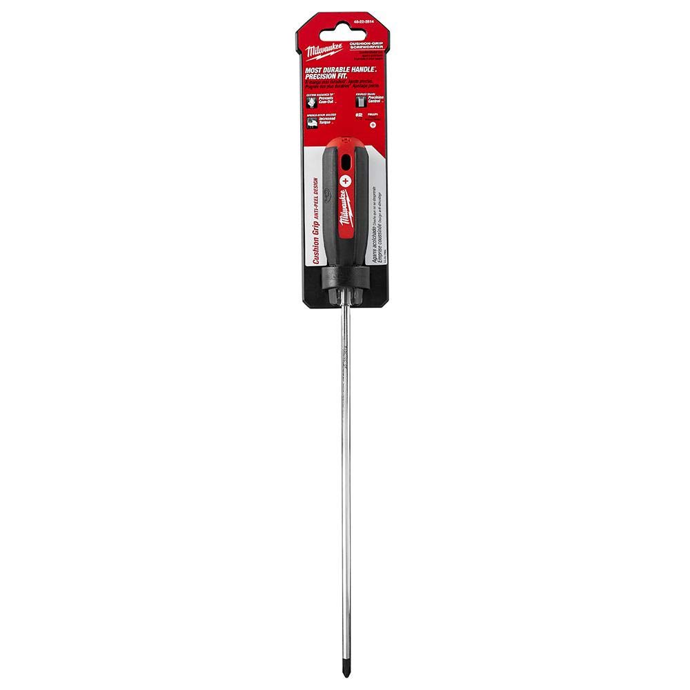 Milwaukee Phillips Screwdriver Set of 2 - Magnetic Tip Screwdrivers for Home Repair, Electronics & DIY Projects - Durable Construction for Professional & Household Use