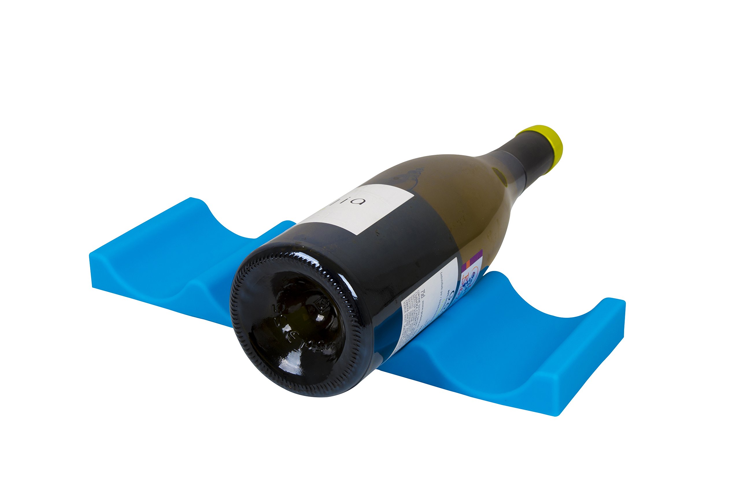 Premium Silicone Bottle Holder for 4 Bottles - Leak-Proof & Space-Saving Organizer for Kitchen, Fridge, or Travel Accessories