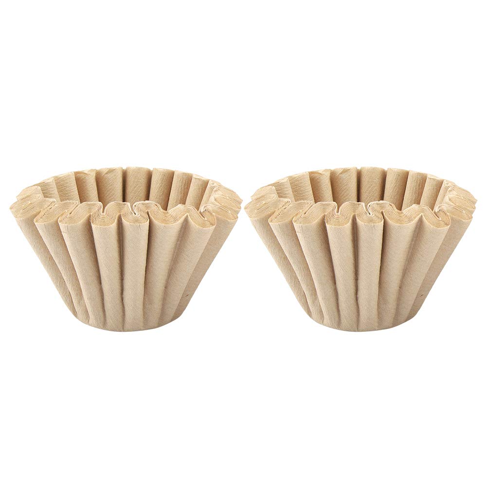 Premium Wood Fiber Coffee Filters - 50pcs #1 Cone Shape Paper Filters for Drip Coffee Makers, Compatible with Most Brewers - Perfect for Home, Office & Camping Use