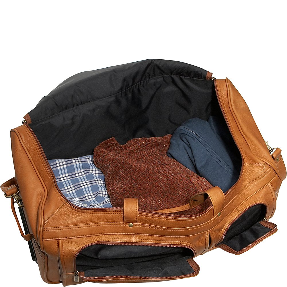 David King & Co. 22 Inch Rolling Duffel Bag - Black One Size Carry-On Luggage for Travel, Gym & Weekend Getaways | Durable Spinner Suitcase with Wheels