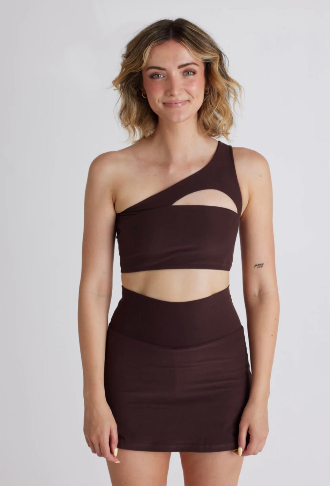Chic Chai One Shoulder Top for Women - Trendy Off-Shoulder Blouse for Party & Night Out - Perfect for Date Night, Clubwear, and Summer Fashion