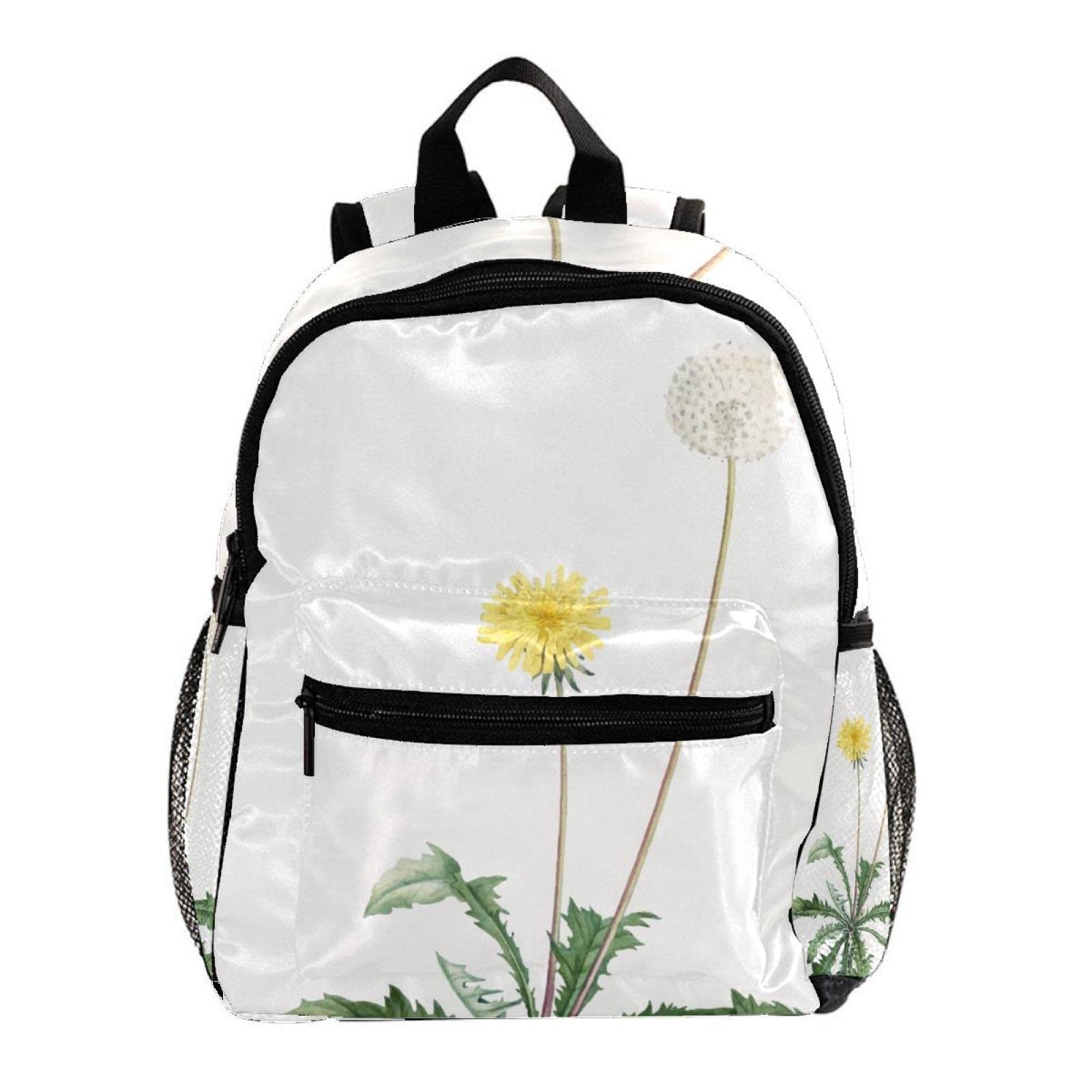 Blooming Dandelion Kids Backpack - Cute Mini School Backpack for Boys & Girls Ages 3-8, Lightweight Book Bag for Students, Perfect for School, Travel & Daily Use