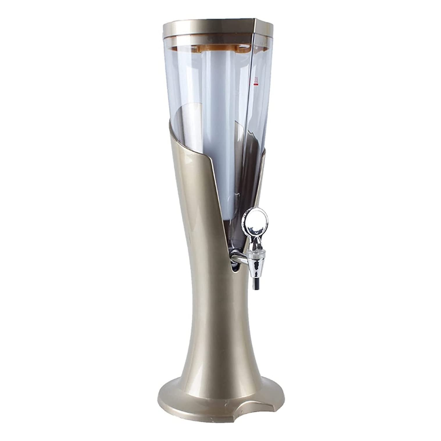 3L LED Beer Tower Dispenser with Ice Cooling & Tap - Perfect for Home, Bar & Party Beverage Dispensing | Beer Column & Drink Dispenser for Chilled Draft Beer