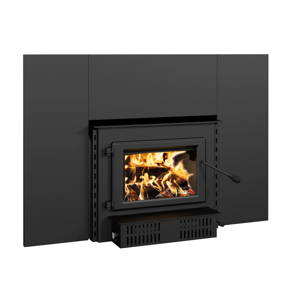 Englander Blue Ridge 300 I EPA Certified Wood Insert Stove with Blower - ESW0009 | Efficient Home Heating for Fireplaces & Living Rooms