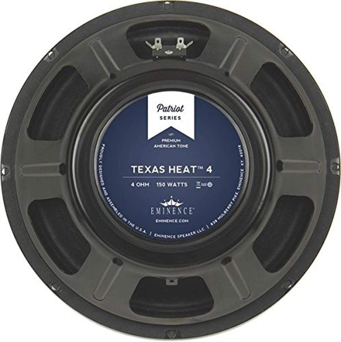 EMINENCE TEXASHEAT4 12-Inch 100W Guitar Speaker for Lead/Rhythm - Perfect for Blues, Rock & Country Music Performances & Studio Recording