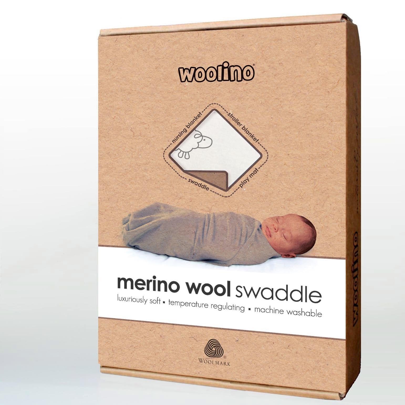 Premium Merino Wool Swaddle Blanket for Newborns to 3 Months - Ultra Soft & Breathable Baby Wrap - Perfect for Nursery, Travel & Sleep Time