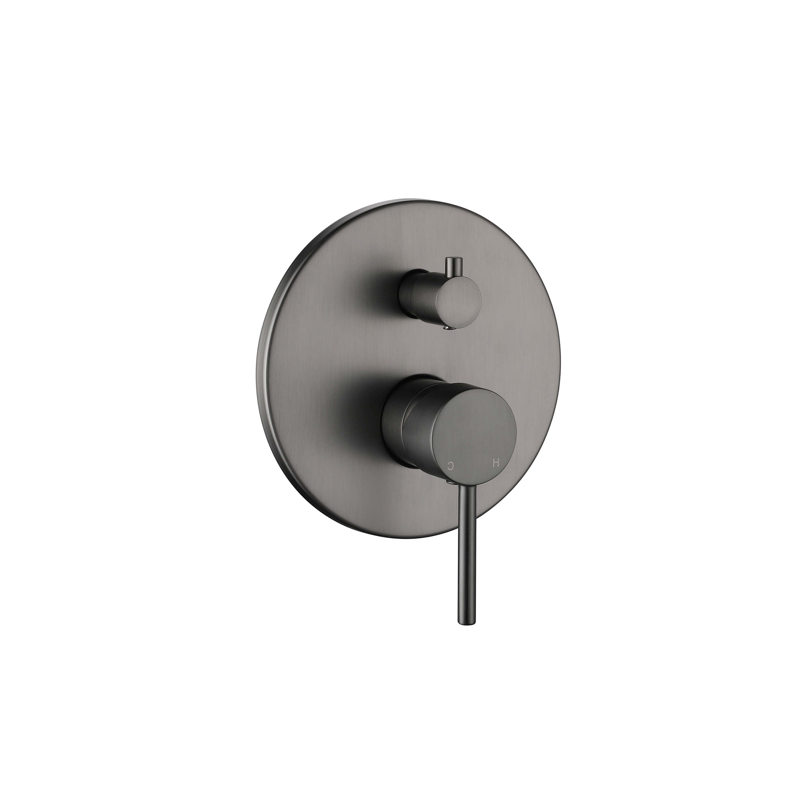 ADP Bloom Diverter Mixer Faucet - Brushed Gunmetal Finish - Perfect for Kitchen Sink, Bathroom Vanity & Commercial Use