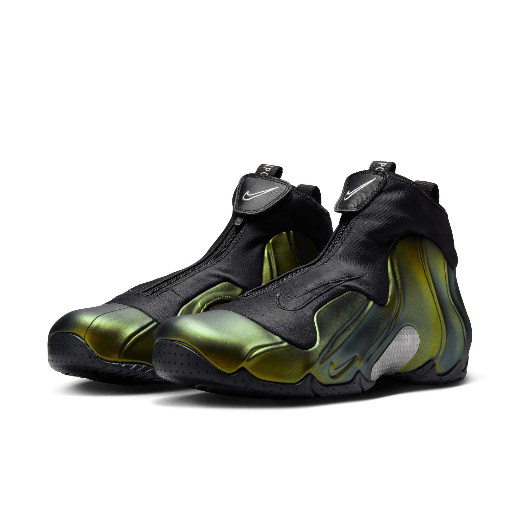 Nike Air Flightposite QS Metallic Gold Basketball Shoes for Men - High-Performance Hoops & Streetwear Sneakers - Perfect for Basketball Games, Training, and Urban Fashion