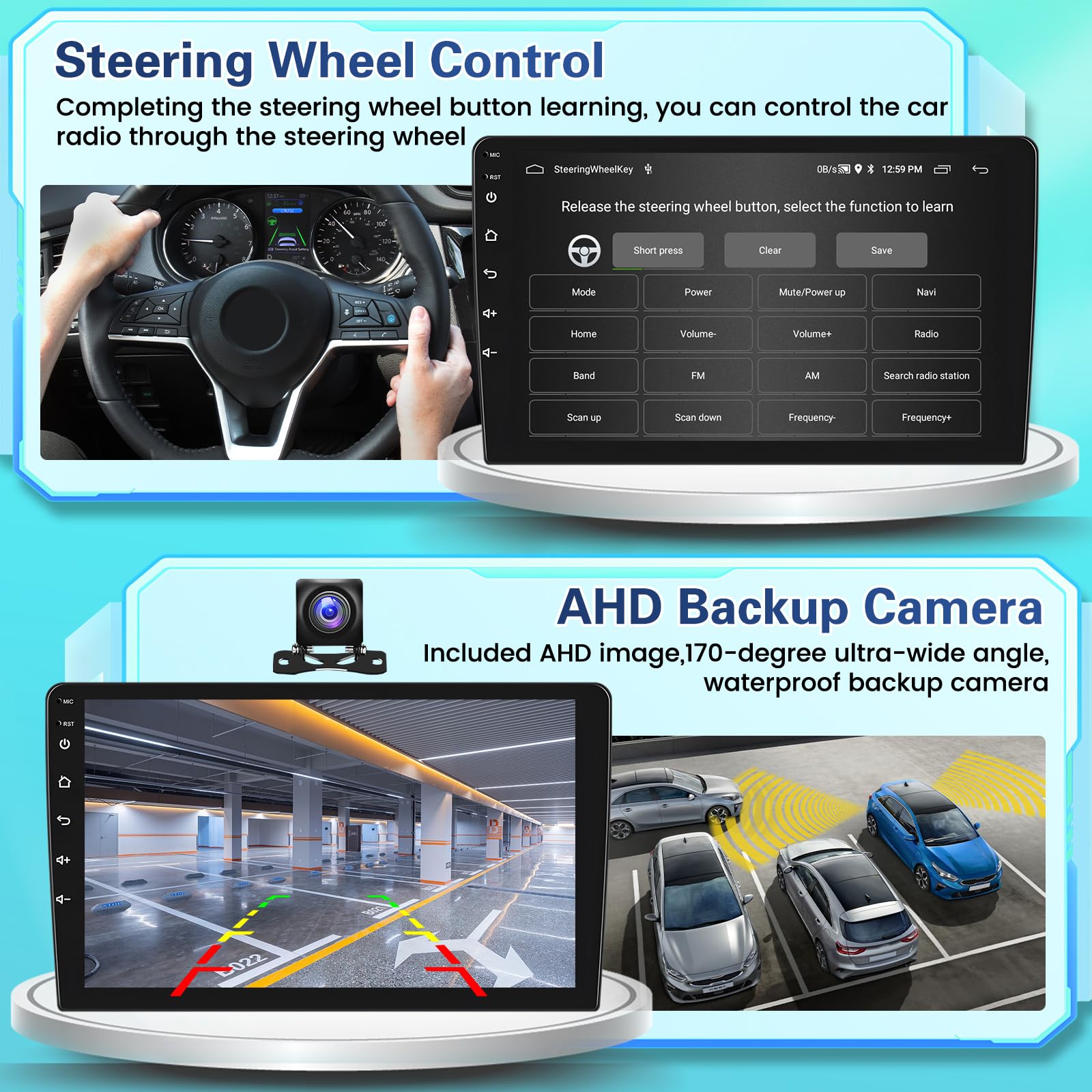Jeep Wrangler 4-Door Android 13 Car Stereo (2007-2010 Models) - 9