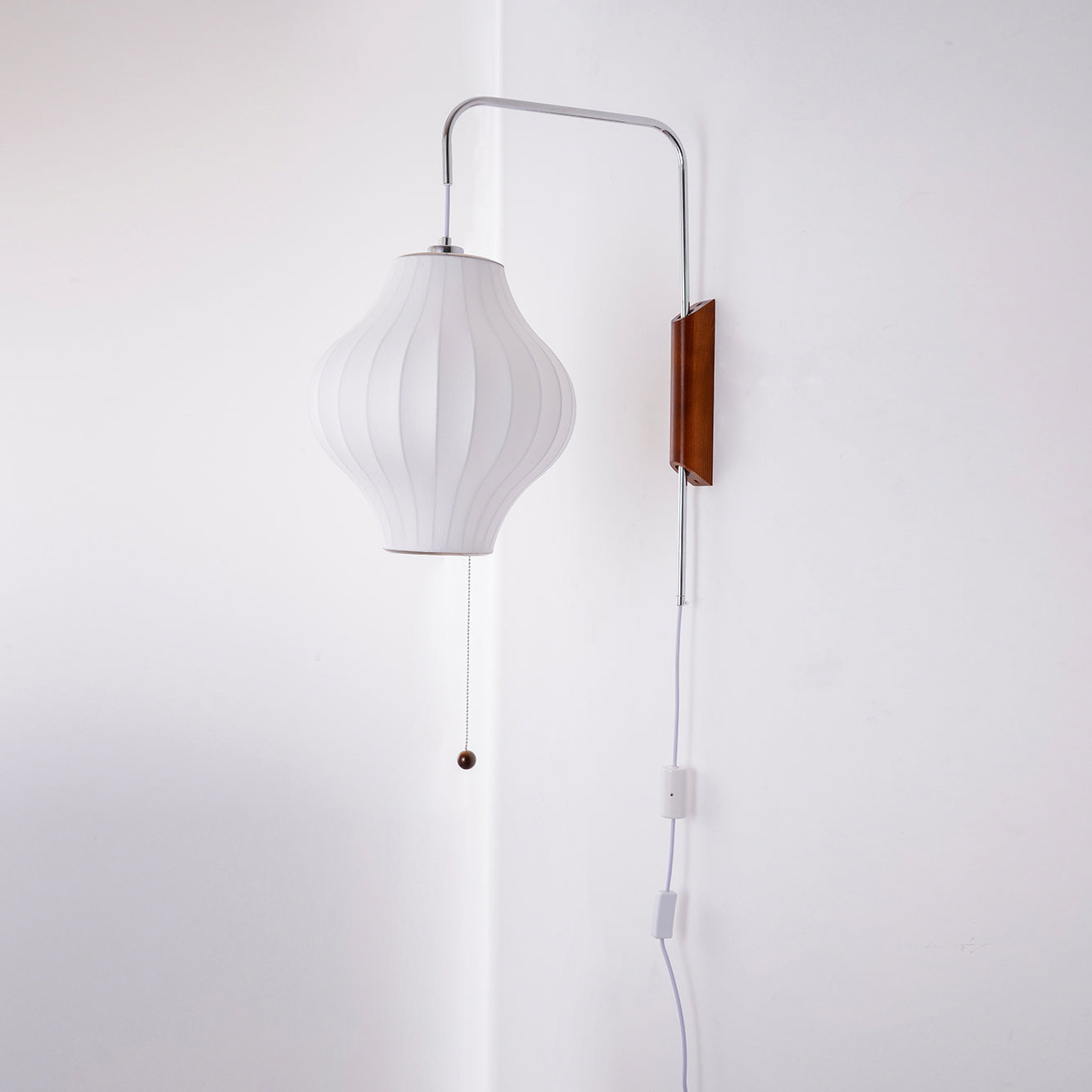 Nelson Modern Wall Sconce Light Fixture - Adjustable LED Wall Lamp for Bedroom, Living Room & Hallway - Sleek Indoor Lighting with Dimmable Warm White Light