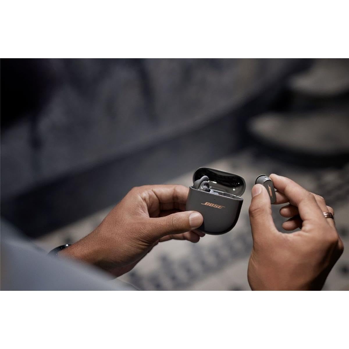 Bose QuietComfort Earbuds II Wireless Bluetooth Earbuds with Active Noise Cancelling Technology, Personalized Sound & Noise Cancellation - Eclipse Grey Limited Edition | Perfect for Travel, Workouts & Commuting