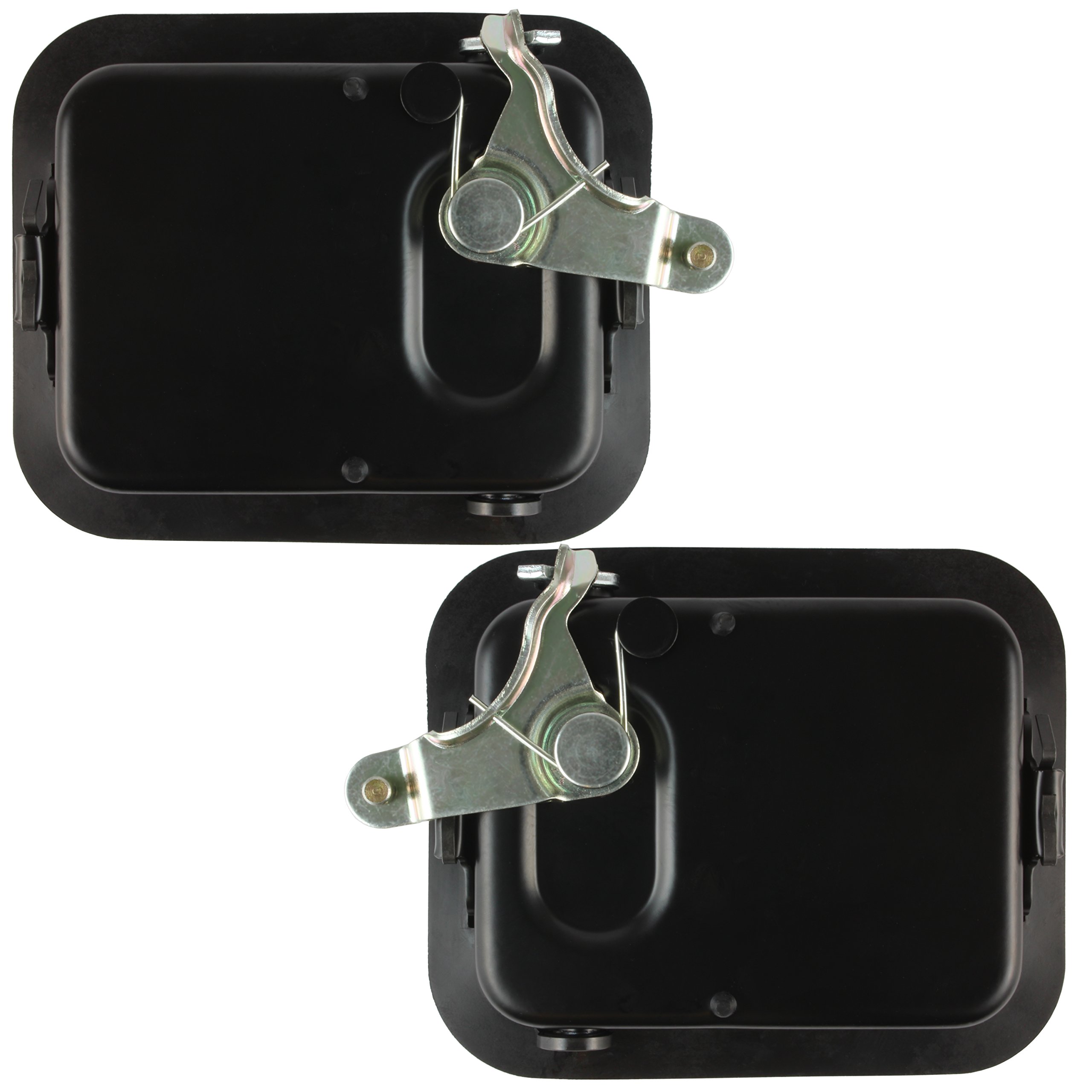 IAMAUTO 82796 Wrangler Door Handle Pair 1991-2006 YJ TJ - Heavy Duty Metal for Off-Roading