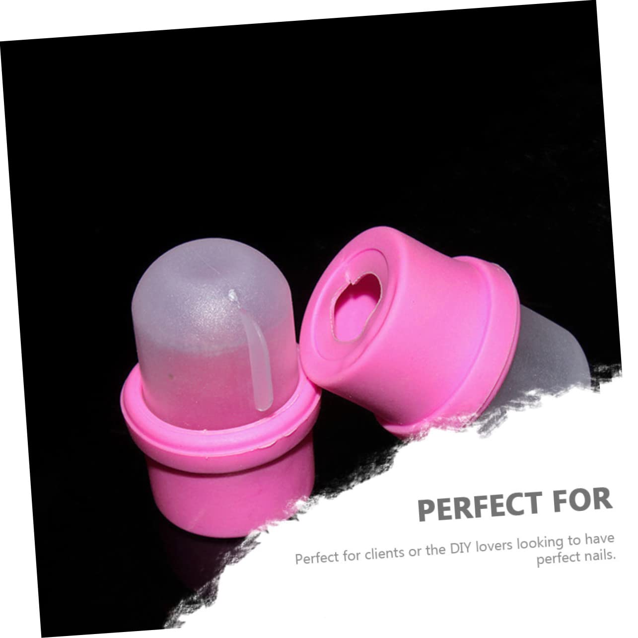 Minkissy 20pcs Reusable Nail Soaker Caps for Nail Polish Remover - Comfortable Soak Off Caps for Nail Art & DIY Manicures at Home - Perfect for Gel, Acrylic & Dip Powder Removal