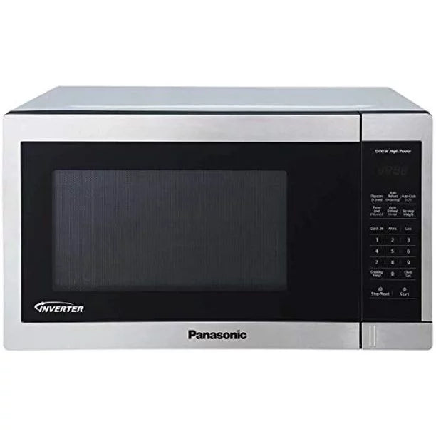 Panasonic NN-SC668S 1.3 CuFt Stainless Steel Countertop Microwave Oven - Fast Cooking & Reheating for Home, Office, Dorm or Small Kitchen