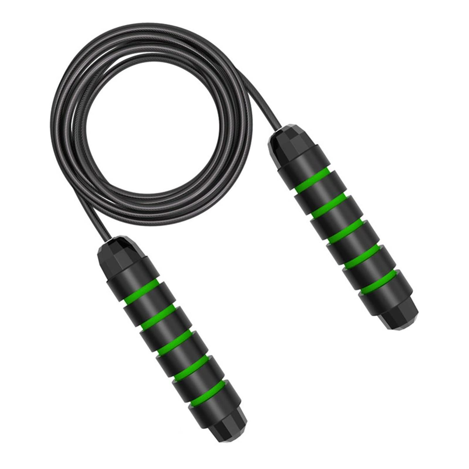 JMUNG Professional Speed Jump Rope with Ball Bearing System - Adjustable Non-Slip Foam Handle Skipping Rope for Gym, Fitness, Boxing & Home Workouts - Perfect for Cardio, Weight Loss & Cross Training