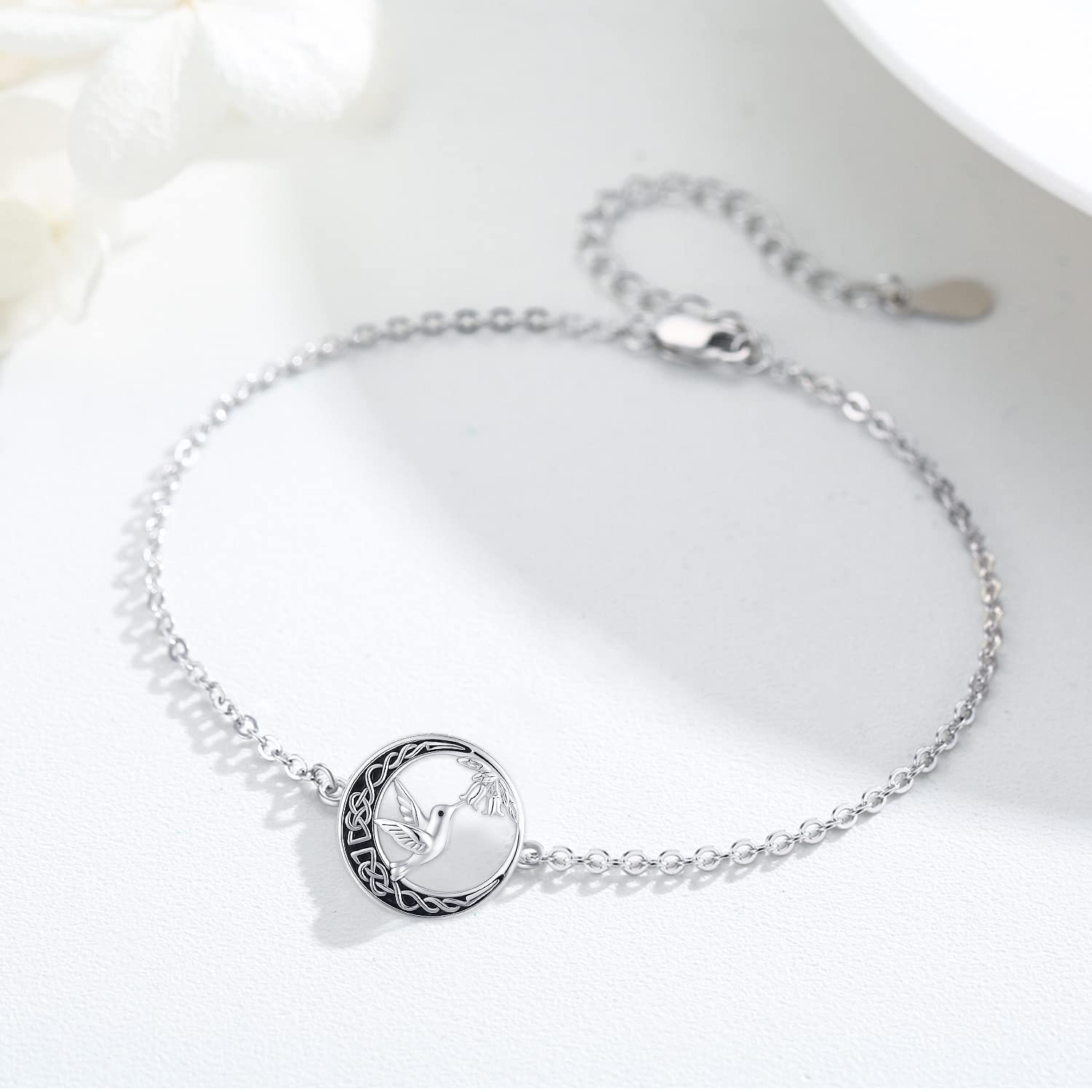 925 Sterling Silver Bracelets for Women - Dinosaur, Rose, Hummingbird, Infinite Love & Elephant Animal Charm Bracelets | Thoughtful Jewelry Gift for Girlfriend, Wife, Daughter | Perfect for Birthdays, Anniversaries & Everyday Wear